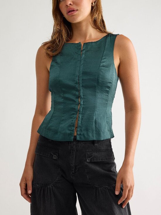 Free People Tops - FREE PEOPLE Odessa Top / Midnight Mountain